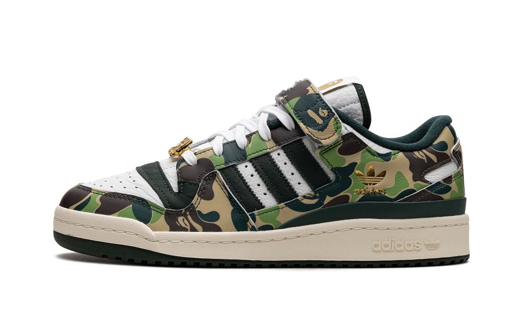 Adidas Forum 84 Low Bape 30th Anniversary Green Camo